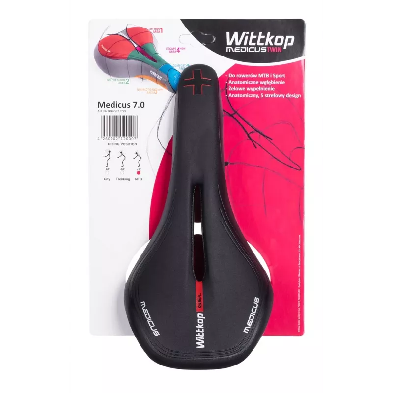 Dviračio balnelis Wittkop Medicus Twin 7.0