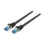EFB-Elektronik RJ45 komutacinis kabelis Cat.6A S/FTP TPECat.7 neapdorotas kabelis itin lankstus juodas 2 m Gamintojas: EFB Elektronik (K5525FSW.2)