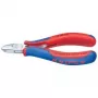 Knipex 77 02 130 elektronikos ir precizinės šoninės žnyplės su nuožulna 130 mm