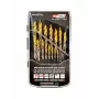 Grąžtų rinkinys AWTools M2 HSS-TiN 19 vnt. 1,5–10 mm metalui