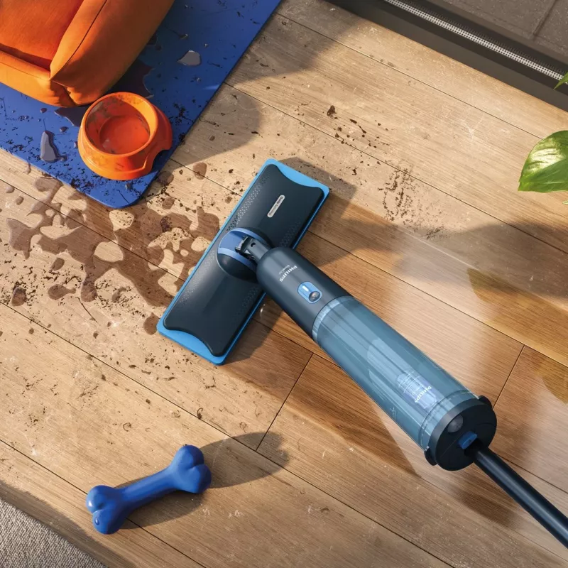 Philips OneUp ultra-koncentruotas grindų valiklis, lazdelinis dulkių siurblys, mėlynas, 40 ml, skystis (koncentratas), Philips OneUp, 30 mm