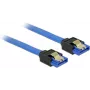 SATA laidas DeLOCK 84978 0,3 m SATA 7 kontaktų juodas mėlynas