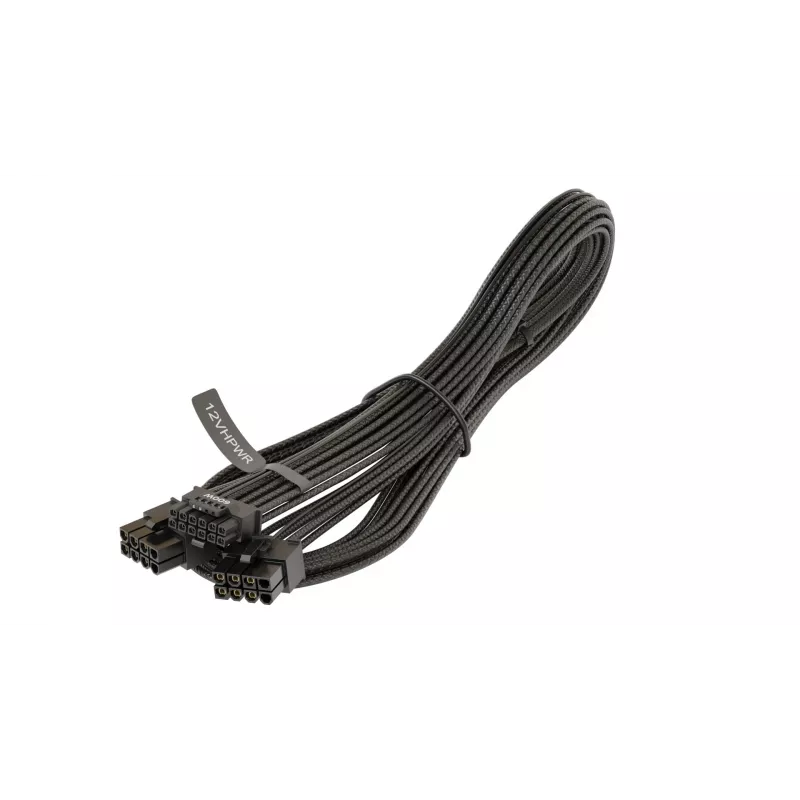 Adapterio kabelis SEASONIC NESE-165 12VHPWR PCIe 5.0 juodas GPU maitinimo prijungimui