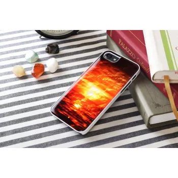 Apsauginis telefono dėklas iKins, skirtas Apple iPhone 8 / 7 — Sunset Juoda