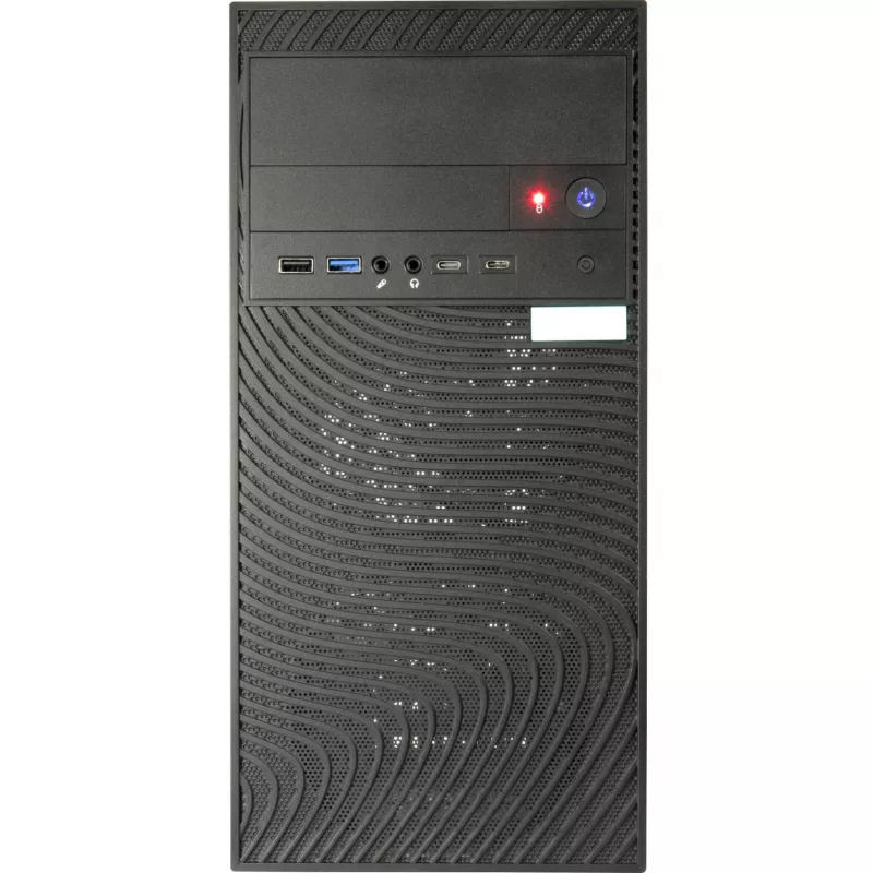 Kompiuterio korpusas Inter-Tech Case Micro IT-6516 Ripple juodas