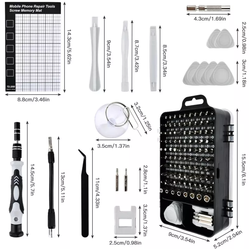 Extralink precizinių atsuktuvų rinkinys, Torx atsuktuvai 120 vnt.