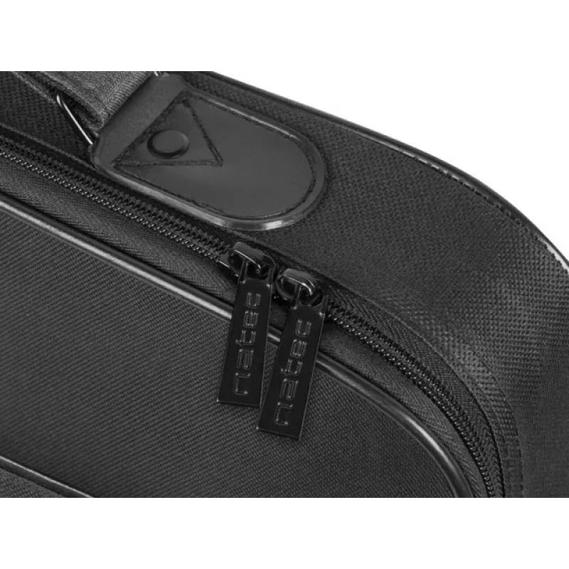 NATEC Impala 2 39,6 cm (15,6 inch) Messenger dėklas Juoda, Pilka