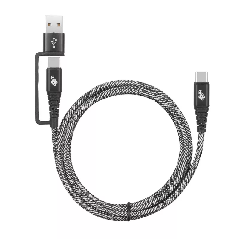 USB A į C kabelis TB AKTBXKUCTOA120B 1,2 m, juodas