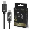 USB C į USB C kabelis Extralink CABESL05 — 2 m, USB 2.0, juodas