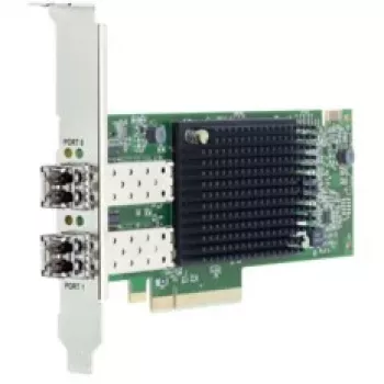 Brocade - Emulex LPE35002-M2 - pagrindinės magistralės adapteris - PCIe 4.0 x8 žemo profilio - 32 Gb šviesolaidžio kanalas 7-os kartos (trumpųjų bangų) x 2