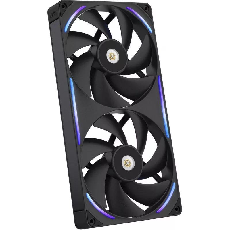 Kompiuterio korpuso ventiliatorius NZXT F280X 140 mm Juodas, 1 vnt., 280 × 140 × 30 mm