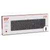 Klaviatūra SPEEDLINK SL-640010-BK USB vokiška juoda viso dydžio 110 klavišų
