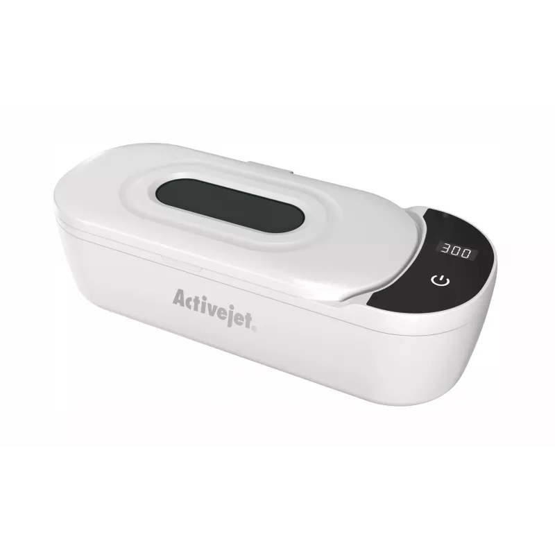 Ultragarsinis valiklis ActiveJet AUC-200 baltas UV, 100–240 V, 231×96×67 mm, 450 g