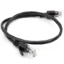 Kabelis Cat5E UTP, 0,5 m, juodas
