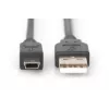 ASM AK-300108-018-S ASSMANN laidas USB 2.0 HighSpeed Canon Typ USB A / mini USB B (5 kontaktų) M (kištukas) 1,8 m