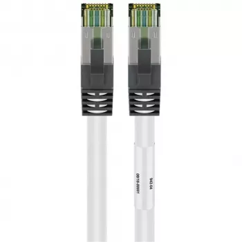 Wentronic 55127 - 5 M - Cat8.1 - S/FTP (S-STP) - RJ-45 - RJ-45 - Balta