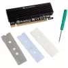 M.2 PCIe x4 adapteris su aušintuvu SidabrinėSTONE SST-ECM23 — M.2 NVMe į PCIe x4 (su aktyviu aušinimu)