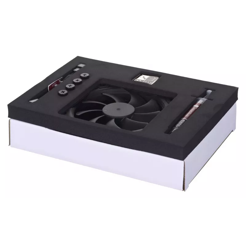CPU aušintuvas Noctua NH-L9I-17XX chromax.Juoda — žemo profilio LGA1700 aušintuvas, 92 mm ventiliatorius, 37 mm aukštis