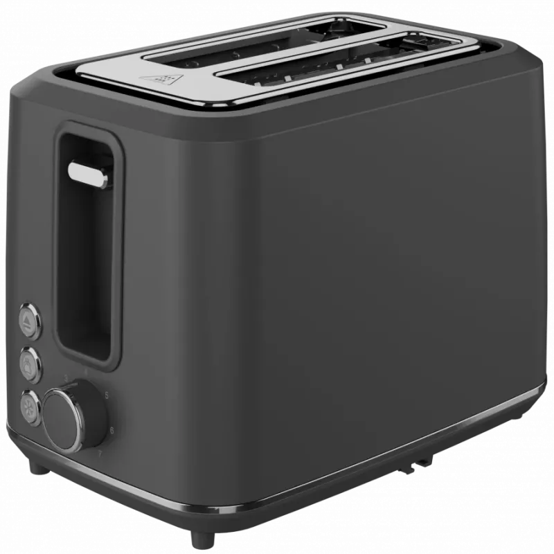 Elektrinis skrudintuvas AENO ATS0001G — 2 lizdai, 220–240V 50–60Hz, 920–1080W, 3 režimai, 7 skrudinimo lygiai, Pilkas