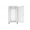 GRINDINĖS MONTAVIMO spintelė 19 27U 800X1000 PILKA PERFORUOTA LCD DURYS LANBERG (PLOKŠČIA PAKUOTĖ)