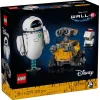LEGO konstruktorius Disney Pixar WALL·E ir EVE 43279 — 811 dalių, 130 mm aukštis, skirtas 18+