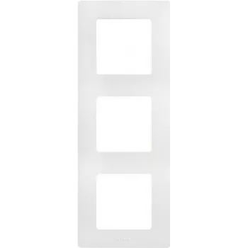 Wall plate / switch cover Legrand 665003 — baltas termoplastikas, 228×86×10 mm