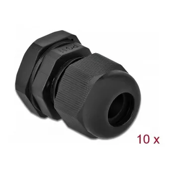 Kabelio sandariklis DeLOCK 60196 juodas plastikas 10 vnt.