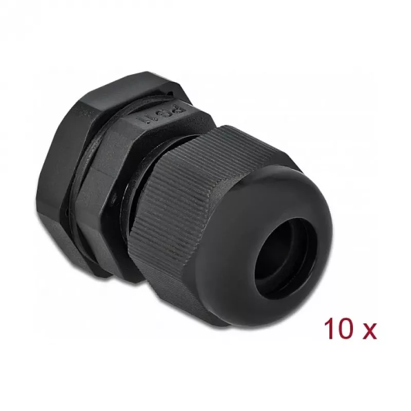 Kabelio sandariklis DeLOCK 60196 juodas plastikas 10 vnt.