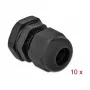 Kabelio sandariklis DeLOCK 60196 juodas plastikas 10 vnt.