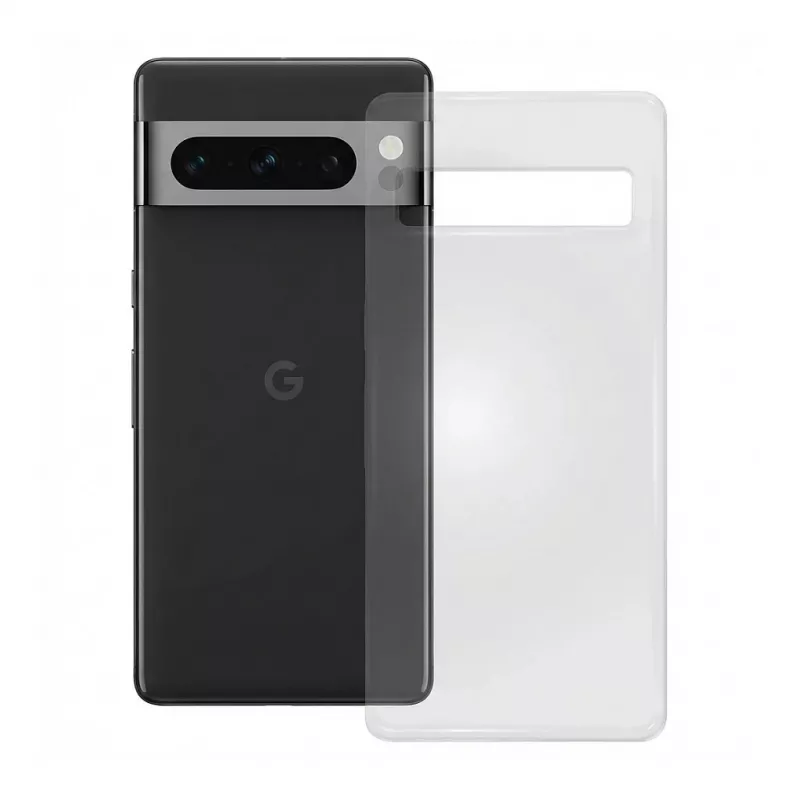 PEDEA Soft TPU dėklas, skirtas Google Pixel 8 Pro, permatomas