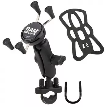 RAM Mounts X-Grip telefono laikiklis su vairo U formos varžto pagrindu