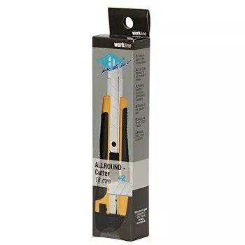 Peilis WEDO 78 618 — nuplėšiama geležtė, 40 mm pjovimo plotis, plieninis korpusas, 170 mm ilgis