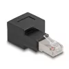 Delock - Tinklo adapteris - RJ-45 (M) į dešinę sulenktas į RJ-45 (W) - CAT 6a