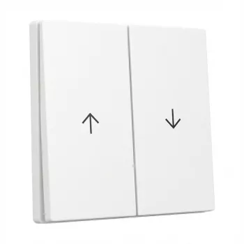gira Svirplio jungiklio dangtelis su dviguba rodykle System 55 gryna balta (modelis 329403)