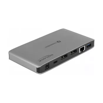 Dokų stotelė DeLOCK Thunderbolt 3 8K Dual DisplayPort USB LAN SD Audio PD 3.0