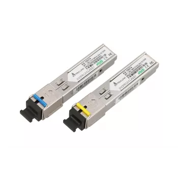 „Extralink SFP 1.25G WDM“ modulių pora 1310/1550 nm vienmodis 3 km SC DOM, skirta HP/Aruba