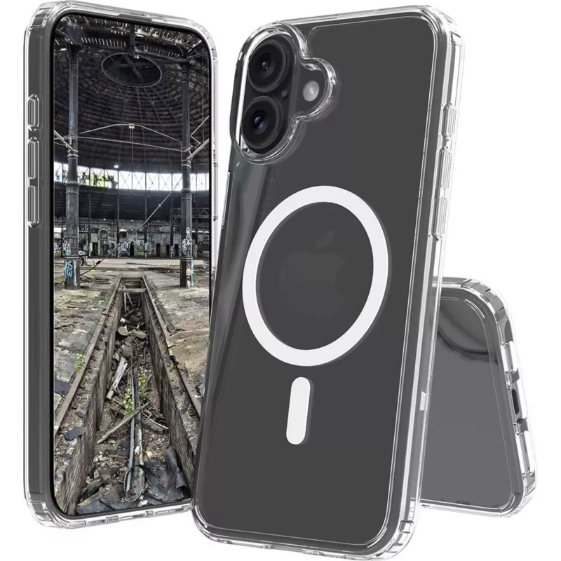 Skaidrus MagSafe dangtelis „jt berlin“, skirtas „Apple iPhone 17“ — permatomas apsauginis telefono dėklas