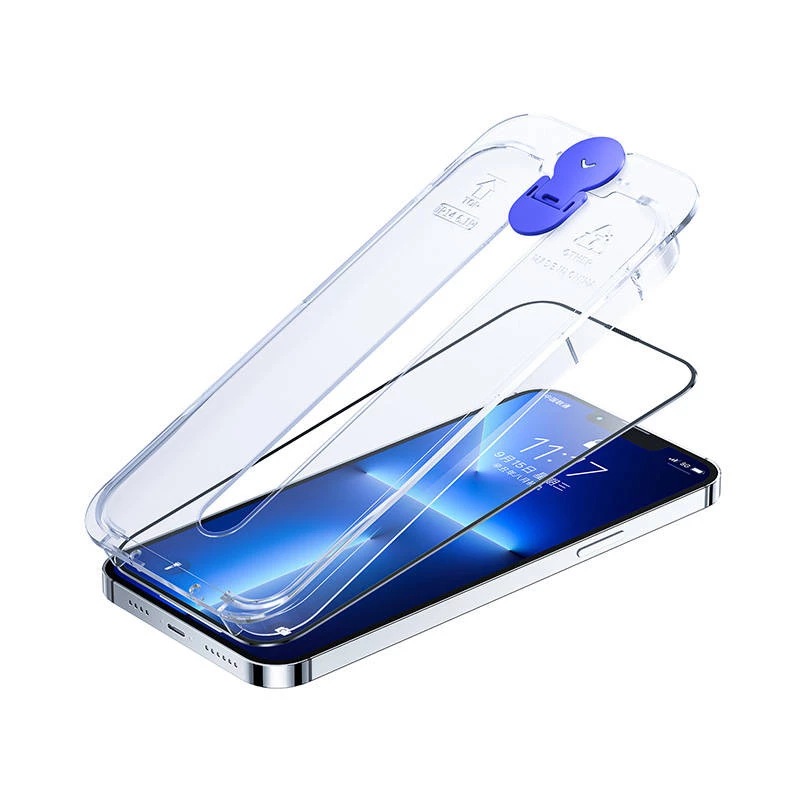 Grūdintas viso ekrano stiklo apsauginis stiklas Joyroom JR-H11, skirtas Apple iPhone 14 Plus 6,7 col.