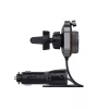 FM siųstuvas SAVIO TR-14 Bluetooth USB, FM 87,6–107,9 MHz, MicroSD, USB-C, 12 V automobilio maitinimas