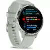 Garmin Venu 3S 3,05 cm (1,2) AMOLED 41 mm skaitmeninis 390 x 390 pikselių jutiklinis ekranas pilka, sidabrinė Wi-Fi GPS (palydovinis)
