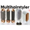 Karšto oro formuotojas Profi-Care 331321 balta-rožinė — 4 viename daugiafunkcis formuotojas, 5 priedai, 1000 W, 3 šilumos nustatymai
