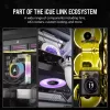 Korpuso ventiliatorius Corsair iCUE LINK RX120 RGB 12 cm 400-2100 RPM magnetinis guolis