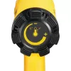 Karšto oro pistoletas DeWalt D26411 — 1800 W, pistoleto rankena, maks. 600 °C, 450 l/min oro srautas, geltonas
