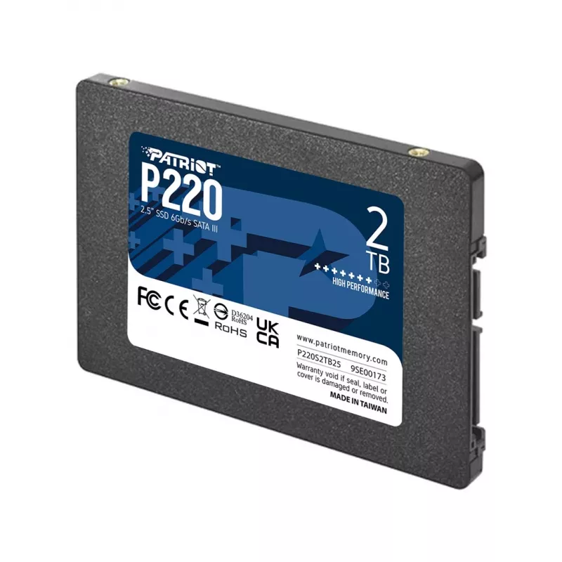 Patriot P220S2TB25 saugojimo diskas 2 TB SATA 6Gb/s
