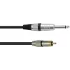 OMNITRONIC adapterio laidas RCA/jack 0,9 m juodas (30225118)