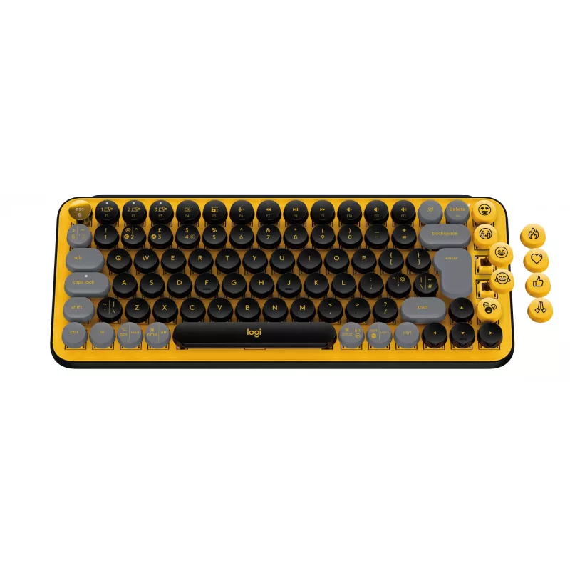 Logitech POP Keys - klaviatūra - belaidė - Bluetooth LE, Bluetooth 5.1