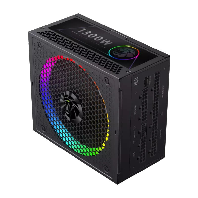 Gamemax maitinimo blokas, 80 PLUS, Platinum | RGB PRO 1300P | 1300 W