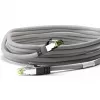 Goobay CAT 8.1 korekcinis kabelis, S/FTP (PiMF), pilkas, 0,5 m - LSZH be halogenų, varis AWG 24 (55135)
