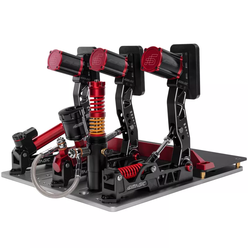 Simagic haptiniai pedalai P-HPR suderinami su Reactor P1000 P1000i P2000 S433