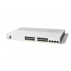 Cisco Catalyst 1300-24P-4G valdomas jungiklis, 24 prievadai GE, PoE, 4x1GE SFP, ribota viso gyvenimo apsauga (C1300-24P-4G)